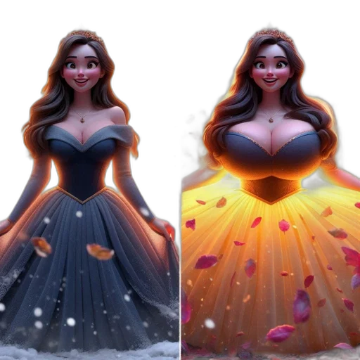 dress, concept art, fantasy art, 3d render transparent PNG cut-out