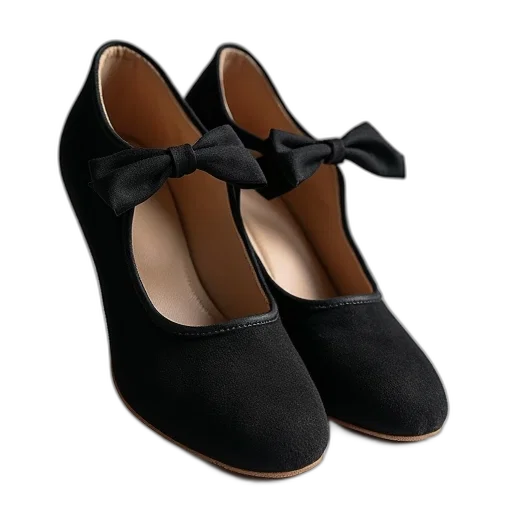 shoes, 3d render, girls, black transparent PNG cut-out