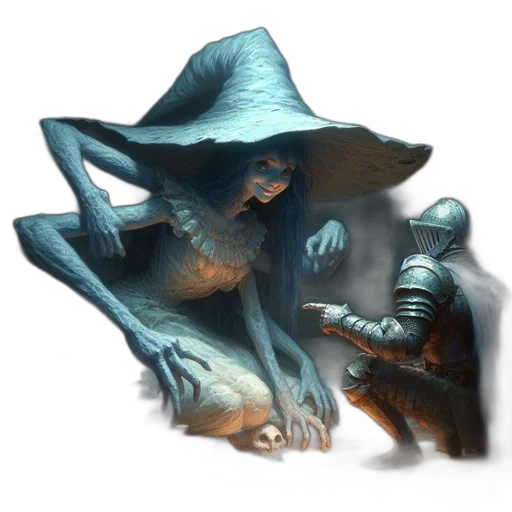 staff, creature, mask, hat transparent PNG cut-out