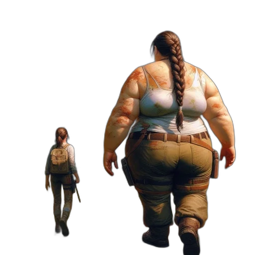 jacket, weapon, concept art, cyberpunk transparent PNG cut-out
