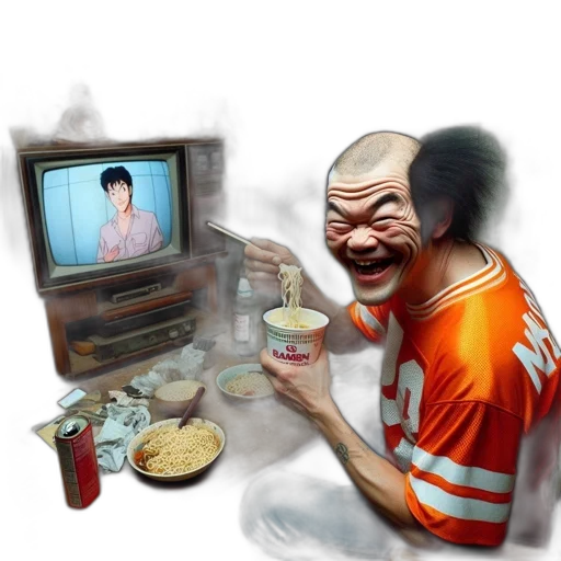 food, face, robot, photorealistic transparent PNG cut-out
