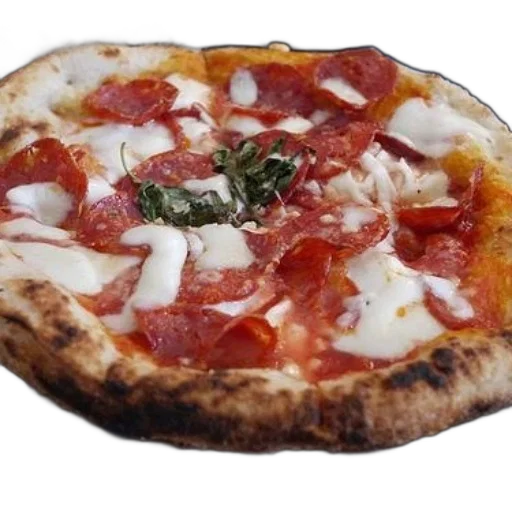 food, photorealistic, 3d render, pepperoni transparent PNG cut-out