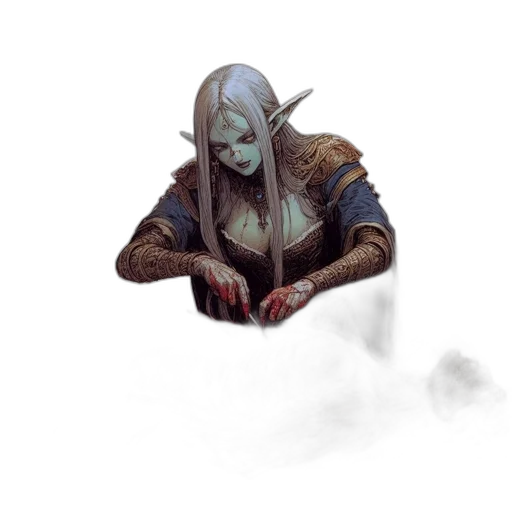 creature, mask, dragon, staff transparent PNG cut-out