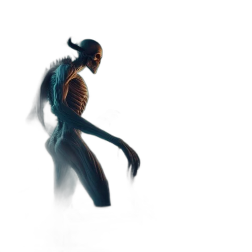 creature, dragon, robot, staff transparent PNG cut-out
