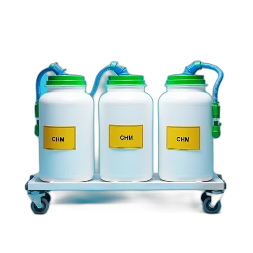 bottle, green, set, three transparent PNG cut-out