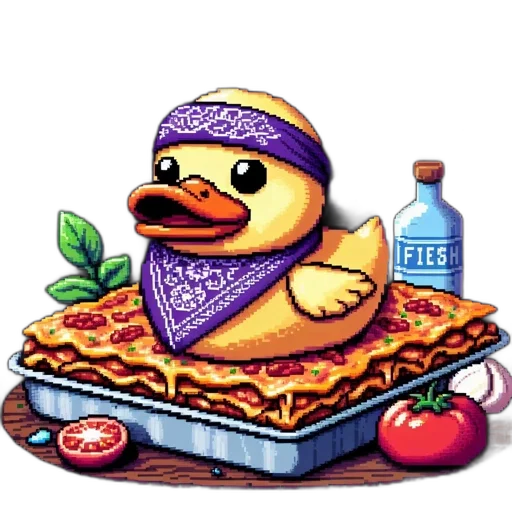food, animal, pixel art, concept art transparent PNG cut-out