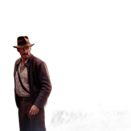 hat, staff, jacket, concept art transparent PNG cut-out