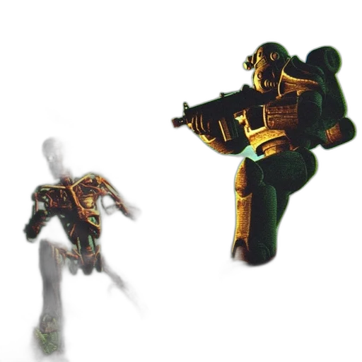 robot, weapon, staff, sword transparent PNG cut-out