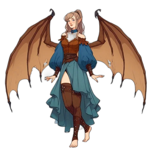 dragon, staff, fantasy art, concept art transparent PNG cut-out