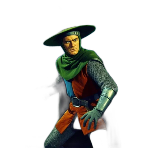 staff, sword, hat, fantasy art transparent PNG cut-out