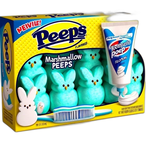 food, peeps, packaging, features transparent PNG cut-out