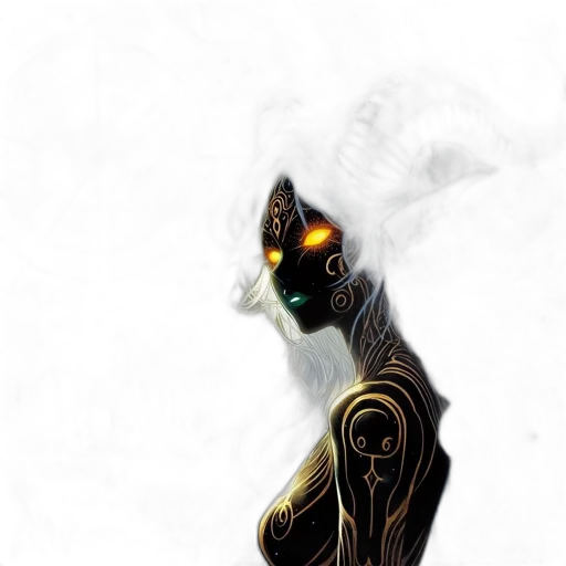 mask, robot, staff, creature transparent PNG cut-out