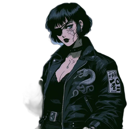 jacket, weapon, face, mask transparent PNG cut-out