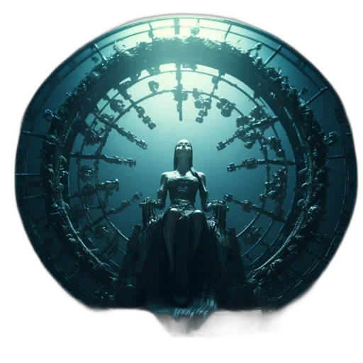 dress, robot, crown, mask transparent PNG cut-out