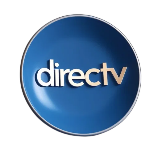 3d render, directv, logo, seen transparent PNG cut-out
