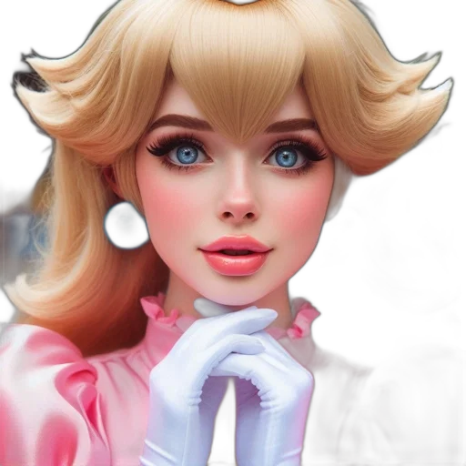 face, photorealistic, 3d render, concept art transparent PNG cut-out