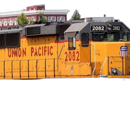 union, pacific, train, passing transparent PNG cut-out