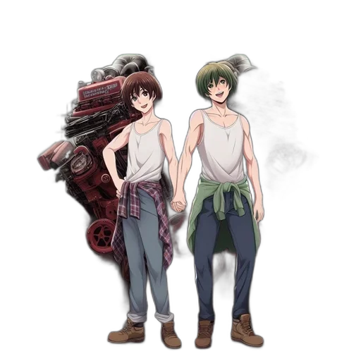 weapon, concept art, anime, pixel art transparent PNG cut-out