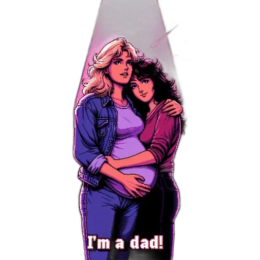 bottle, comic book art, cartoon, vaporwave transparent PNG cut-out