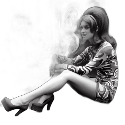 shoes, dress, jacket, photorealistic transparent PNG cut-out