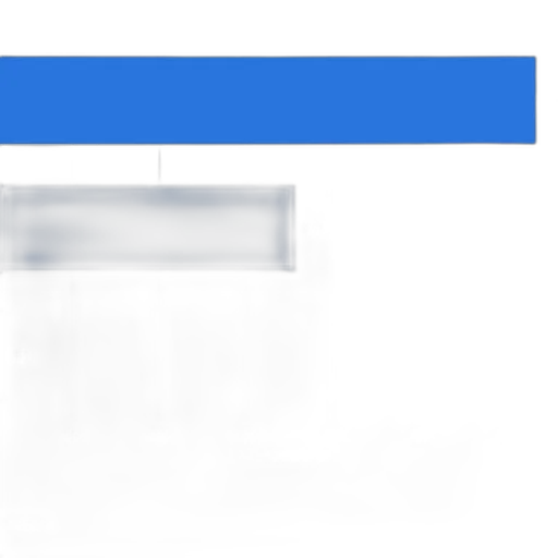 robot, 3d render, blue, monochrome transparent PNG cut-out