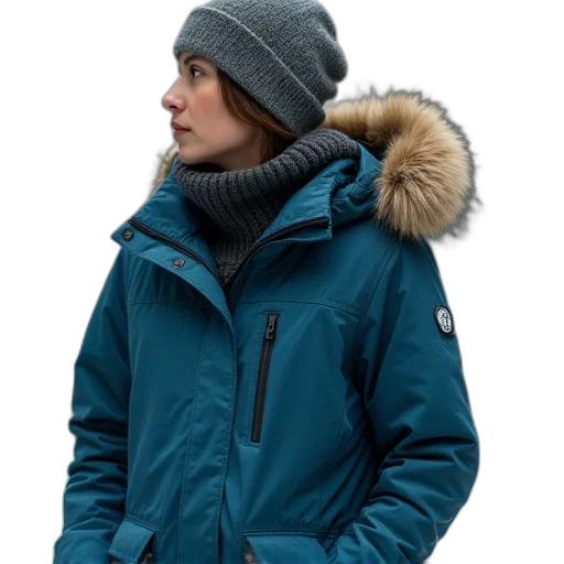 jacket, hat, blue, expedition transparent PNG cut-out