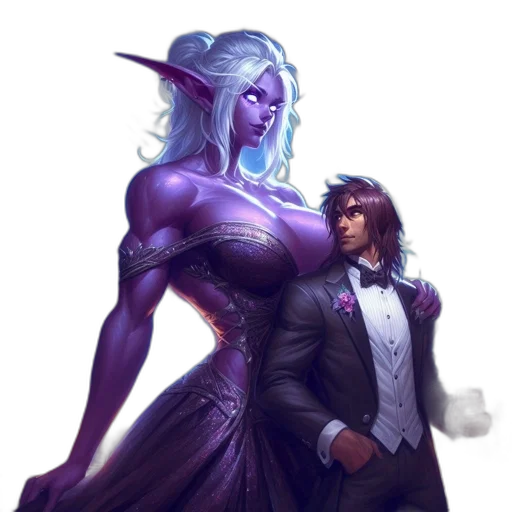 dress, staff, concept art, fantasy art transparent PNG cut-out