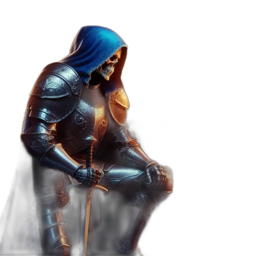 sword, robot, concept art, fantasy art transparent PNG cut-out