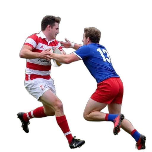hair, two, rugby, players transparent PNG cut-out
