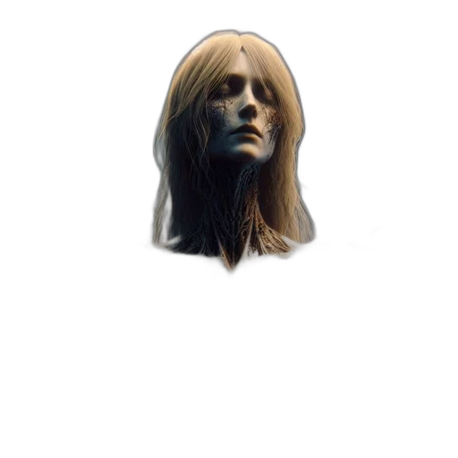 face, mask, hair, jewelry transparent PNG cut-out
