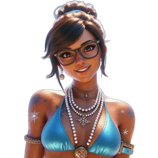 jewelry, dress, staff, face transparent PNG cut-out