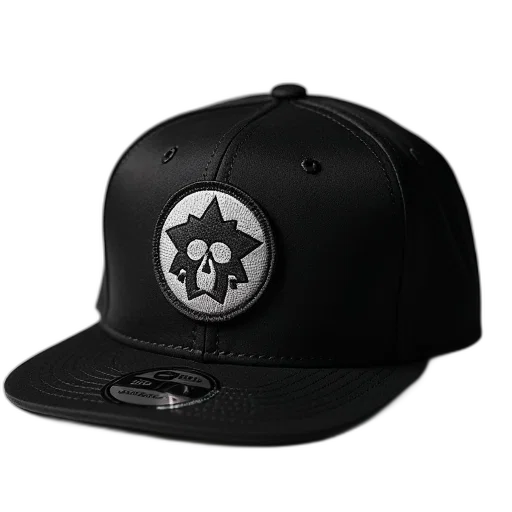 hat, 3d render, black, patagon transparent PNG cut-out
