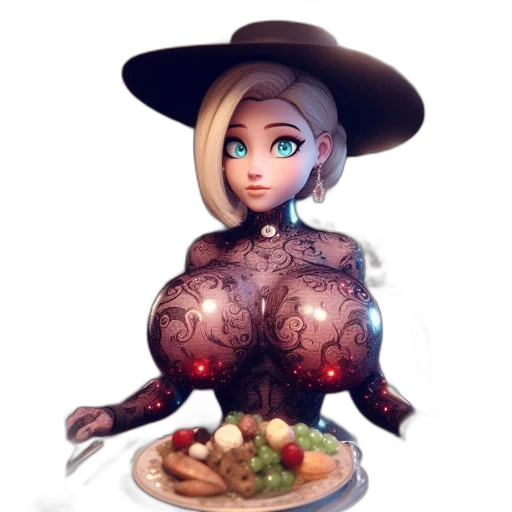 food, robot, dress, creature transparent PNG cut-out