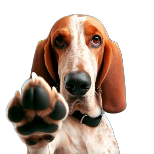 animal, staff, basset, hound transparent PNG cut-out