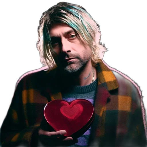 jacket, face, hair, vaporwave transparent PNG cut-out