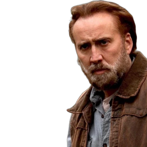 jacket, face, man, beard transparent PNG cut-out