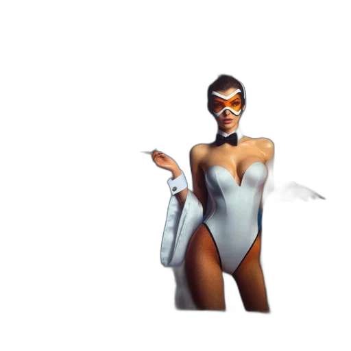 mask, dress, robot, creature transparent PNG cut-out