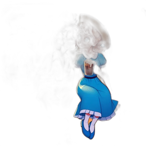 dress, staff, robot, crown transparent PNG cut-out