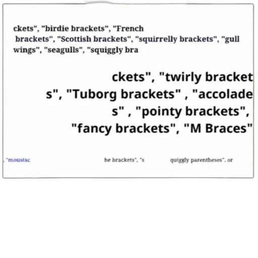 jewelry, list, various, bracket transparent PNG cut-out