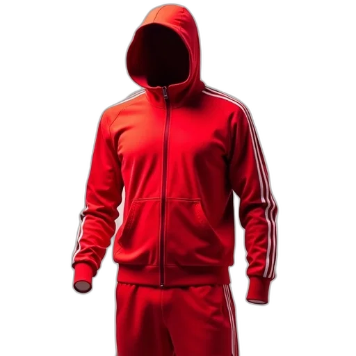jacket, 3d render, concept art, red transparent PNG cut-out