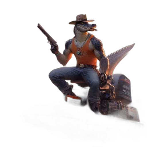weapon, hat, animal, creature transparent PNG cut-out
