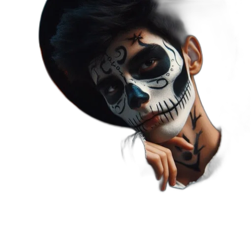 mask, face, hat, jacket transparent PNG cut-out