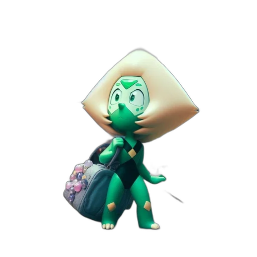 staff, hat, creature, umbrella transparent PNG cut-out