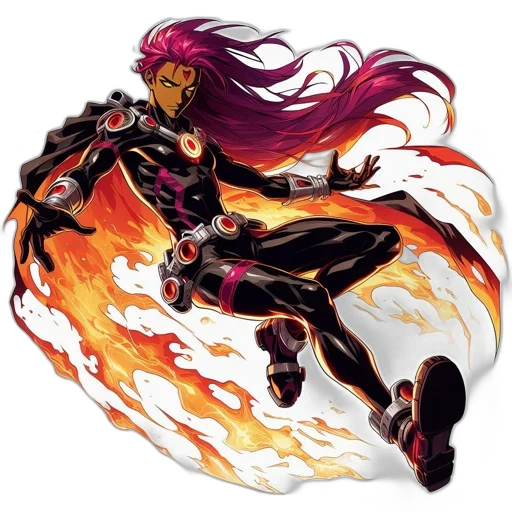 comic book art, concept art, anime, fantasy art transparent PNG cut-out
