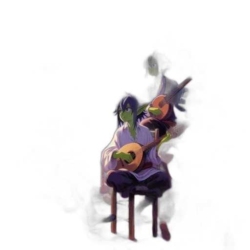 crown, creature, staff, mask transparent PNG cut-out