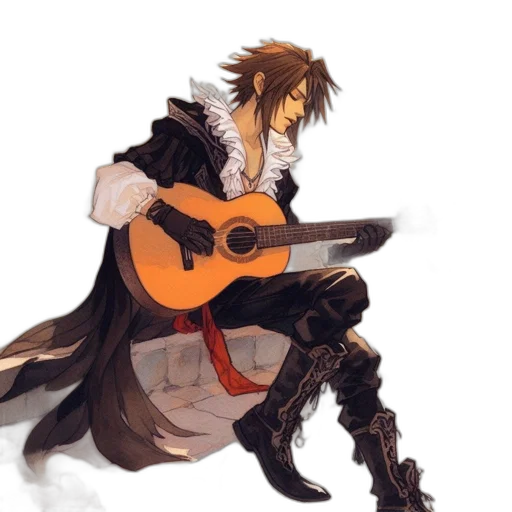 weapon, sword, jacket, concept art transparent PNG cut-out
