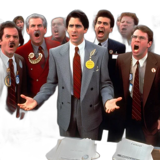 staff, fire, group, suited transparent PNG cut-out