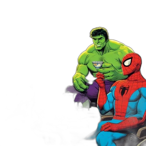 comic book art, concept art, 3d render, pixel art transparent PNG cut-out