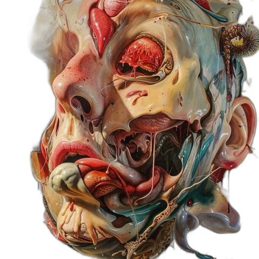 mask, face, creature, crown transparent PNG cut-out