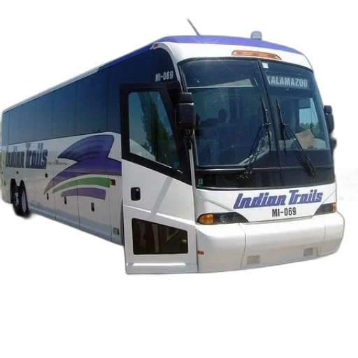 staff, white, bus, words transparent PNG cut-out